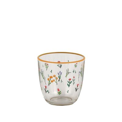 Rakle 4-Piece Printing, Rim Tumbler Glass Set - 295 Ml