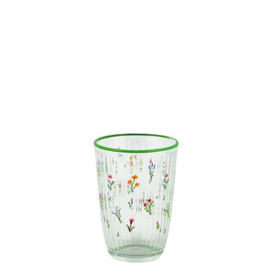 Rakle 4-Piece Printing, Rim Hi Ball Glass Set - 395 Ml