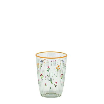 Rakle 4-Piece Printing, Rim Hi Ball Glass Set - 395 Ml