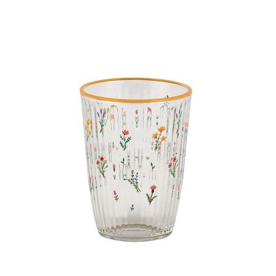 Rakle 4-Piece Printing, Rim Hi Ball Glass Set - 395 Ml