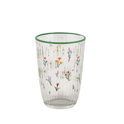 Rakle 4-Piece Printing, Rim Hi Ball Glass Set - 395 Ml