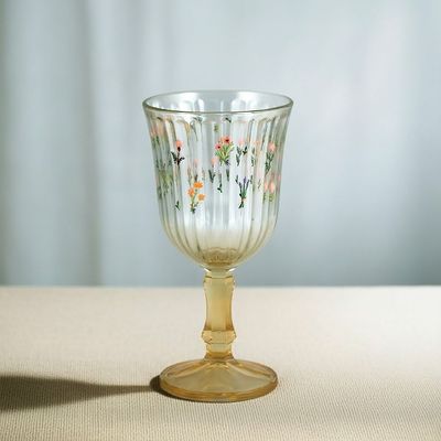 Rakle 4-Piece Painting, Printing Wine Glass Set - 240 Ml