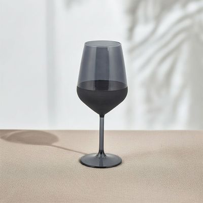 Rakle 4-Piece Handmade Bursh Effect Wine Glass Set - 490 Ml