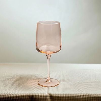 Rakle 4-Piece Painting, Rim Wine Glass Set - 320 Ml