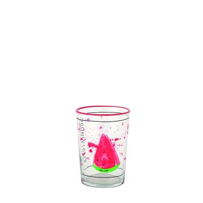 Rakle 4-Piece Printing, Rim Tumbler Glass Set - 510 Ml