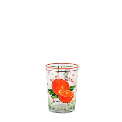 Rakle 4-Piece Printing, Rim Tumbler Glass Set - 510 Ml