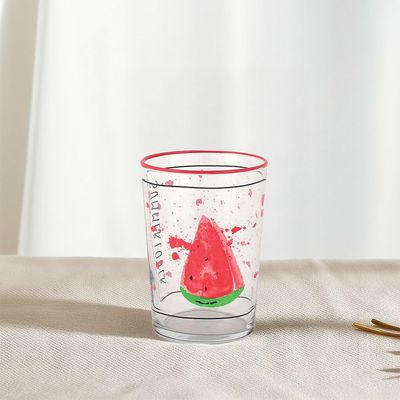 Rakle 4-Piece Printing, Rim Tumbler Glass Set - 510 Ml