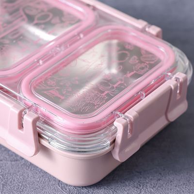 Jaypee Steelox Lunch Box Pink 570ml