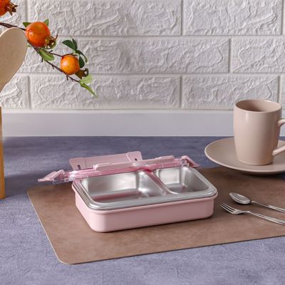 Jaypee Steelox Lunch Box Pink 570ml