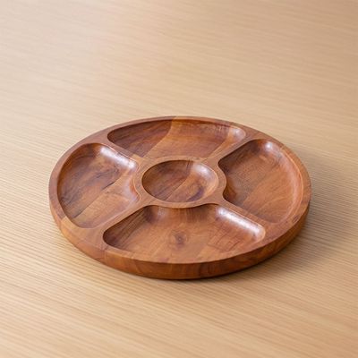 Loretta Round Platter Acacia Wood 30X30X2.5Cm Loretta Round Platter Acacia Wood 30X30X2.5Cm