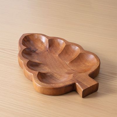 Loretta Leaf Platter Acacia Wood 30X20X2.5Cm Loretta Leaf Platter Acacia Wood 30X20X2.5Cm