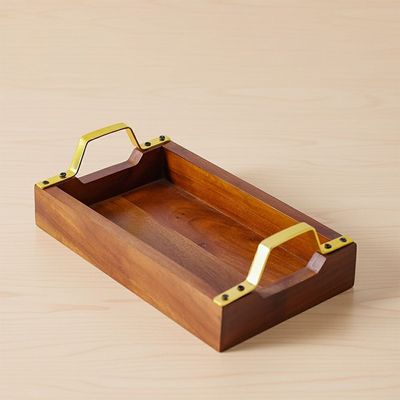 Loretta Serving Tray Acacia Wood 30X17X7Cm Loretta Serving Tray Acacia Wood 30X17X7Cm