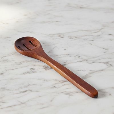 Chef's Delight Slotted Ladle Acacia Wood 7X30X2Cm