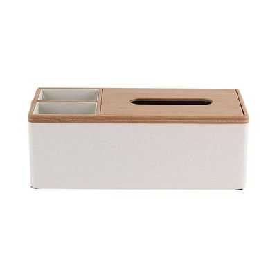 Aaron PU leather Tissue Box with Holder 29 X 13.5 X 10.5 HCM