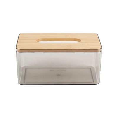 Aaron Tissue Box, with Bamboo Lid 21 X 13 X 10 HCM