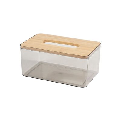 Aaron Tissue Box, with Bamboo Lid 21 X 13 X 10 HCM Aaron Tissue Box, with Bamboo Lid 21 X 13 X 10 HCM