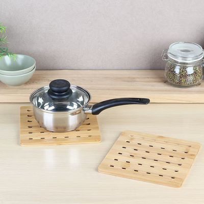 Aaron 2-Piece Bamboo Trivet 20X20X1 HCM