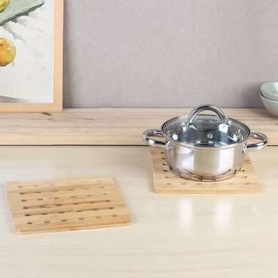 Aaron 2-Piece Bamboo Trivet 20X20X1 HCM