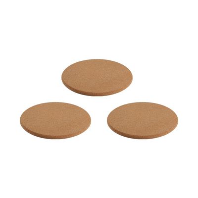 Aaron 3-Piece Cork Wood Trivet 18.5X18.5X1HCM