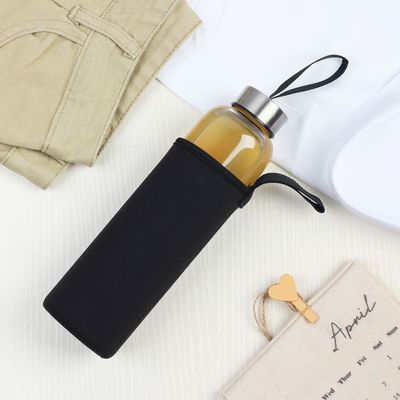 Danube Essential 2-Piece Borosilicate Glass Sport Bottle 600ml 6.3 x 6.3 x 23.5 Hcm Danube Essential 2-Piece Borosilicate Glass Sport Bottle 600ml 6.3 x 6.3 x 23.5 Hcm