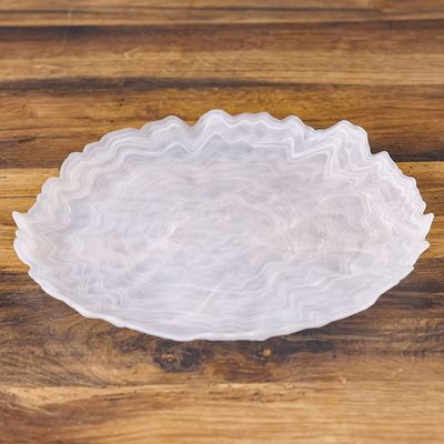 Youthful Bite 2-Piece Glass Plate - 33x33x2CM Youthful Bite 2-Piece Glass Plate - 33x33x2CM