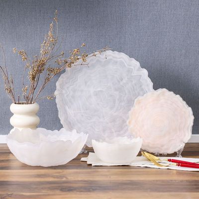 Youthful Bite 2-Piece Glass Plate - 33x33x2CM Youthful Bite 2-Piece Glass Plate - 33x33x2CM