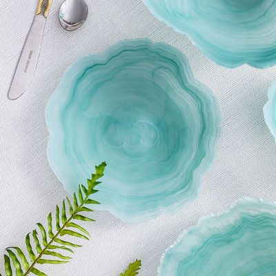 Youthful Bite 4-Piece Glass Plate - 21x21x2CM Youthful Bite 4-Piece Glass Plate - 21x21x2CM