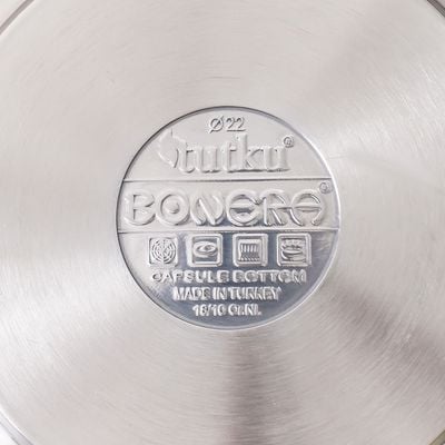 بونيرا فينوس ميجا طقم أواني طهي - 10 قطع من الفولاذ المقاوم للصدأ