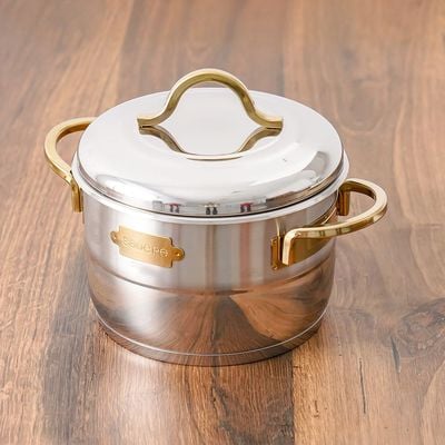 بونيرا نيرفانا ميجا طقم أواني طهي - 10 قطع من الفولاذ المقاوم للصدأ