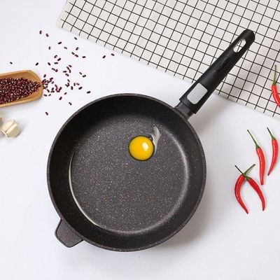 Fissman Deep Frying Pan Rebusto 28x7.4cm With Detachable Handle (Aluminum Non Stick Coating)