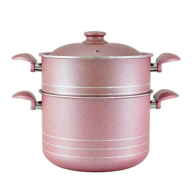 Granitec Pink Couscous Pot Set 26Cm - G-Cpk-3Pc.