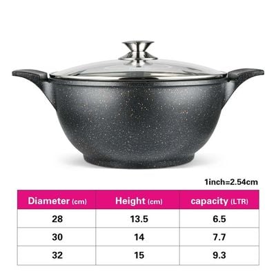 Grande Casserole 30 cm With Glass Lid - 14321