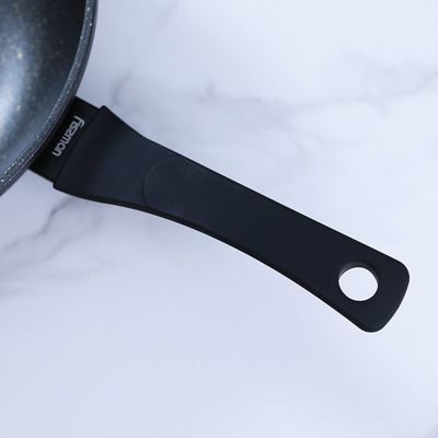 Grace Black Marble Coating 28Cm Wok Pan - 15013