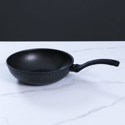 Grace Black Marble Coating 28Cm Wok Pan - 15013