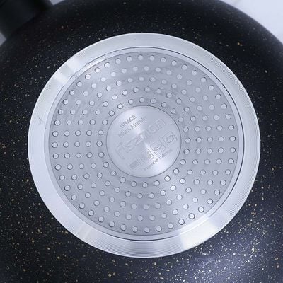 Grace Black Marble Coating 28Cm Wok Pan - 15013