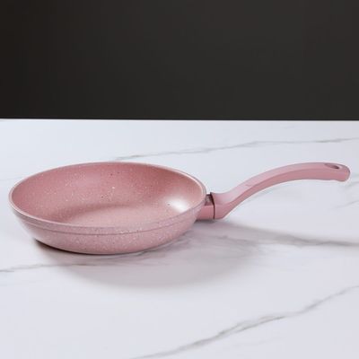 Smoky Pink Marble Coating 20Cm Frypan - 15028