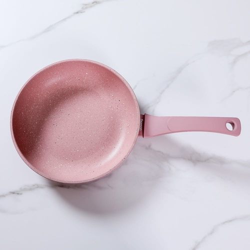 Smoky Pink Marble Coating 28Cm Frypan - 15030
