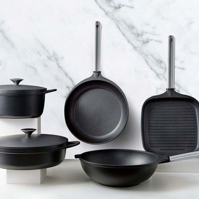 Professional 7 PC Cookware Set Black