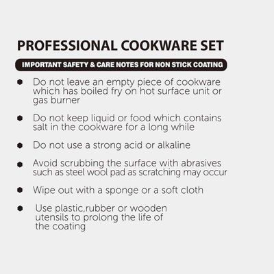 Elite 8-Pc Cookware Set - Grey