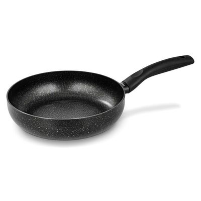 Fissman Promo Aluminium Deep Frying Pan Black 24x6cm