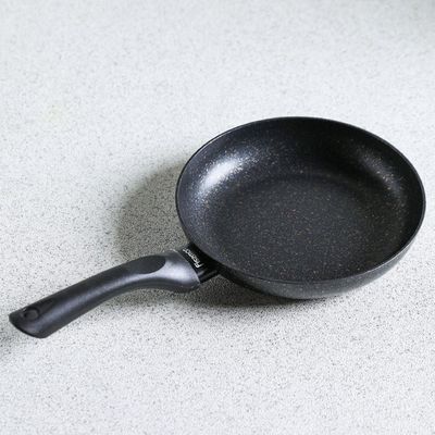 Fissman Frying Pan Aluminum And TouchStone Coating With Induction Bottom Promo Series Black 20x4cm