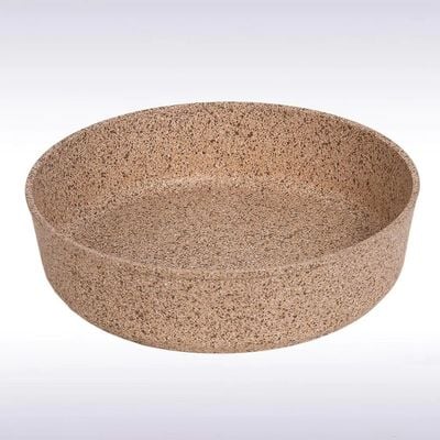 Falez Granite Tray Creamy- 30 CM