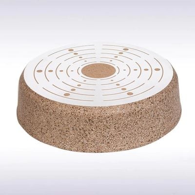 Falez Granite Tray Creamy- 30 CM