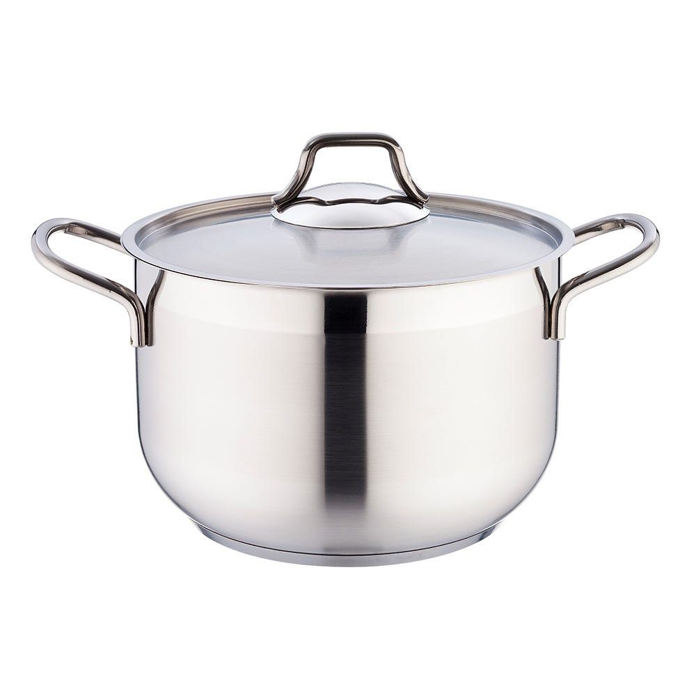 Buy Falez Stainless Steel Casserole with Lid 28 CM Online | Danube