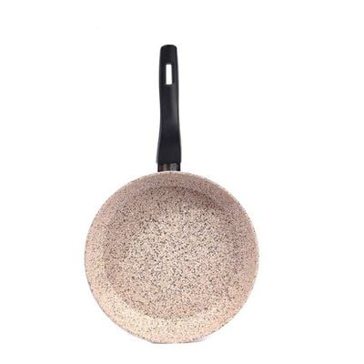 Falez 7-Pc Premium Granite Cookware Set - Cream 