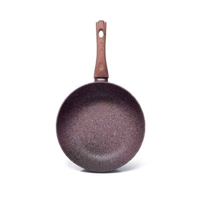 Fissman Deep Frying Pan Magic Brown 26X7.8 Cm (Aluminum Non Stick Coating)