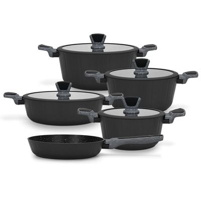 Fissman Stella 9-Pc Cookware Set 