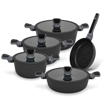 Fissman Stella 9-Pc Cookware Set 