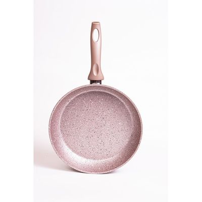 Falez 9-Pc Premium Granite Cookware Set - Pink 