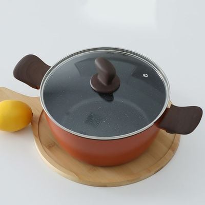 Danube Impression Casserole with Lid - Orange